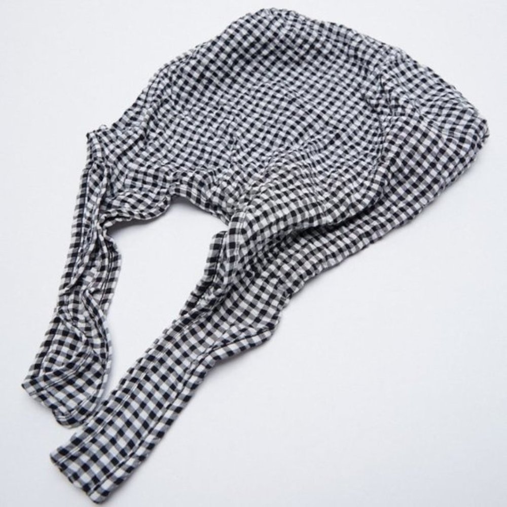 ZARA Gingham Bag - Picture 7 of 9